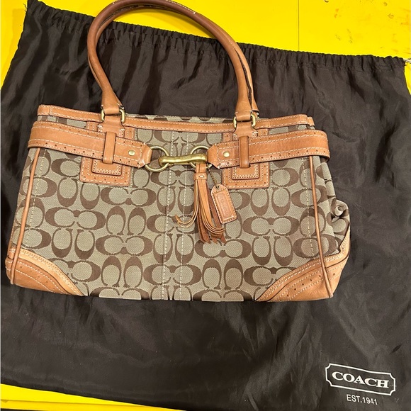 Coach Original Canvas Tote, Large - Picture 2 of 7